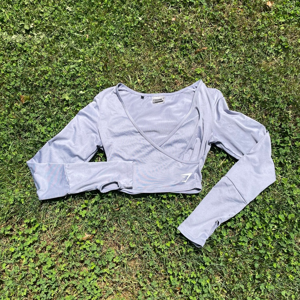Blue Cross Gymshark Crop Top
